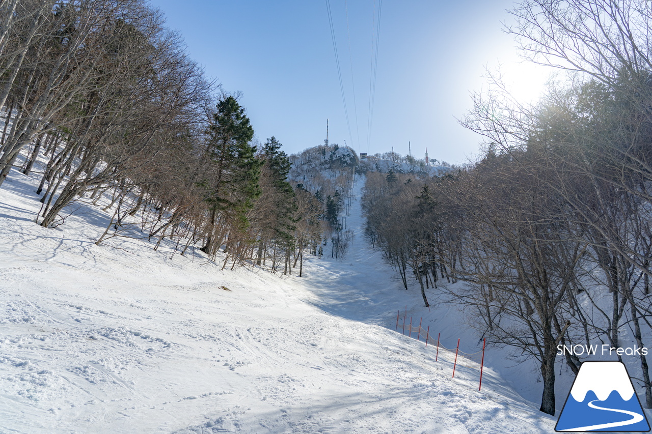 サッポロテイネ｜ついに…本格的な春シーズンが到来！ザクザク雪で凸凹な急斜面が楽しすぎる♪